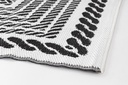 Tappeto Kashan Bianco-Nero 150X210