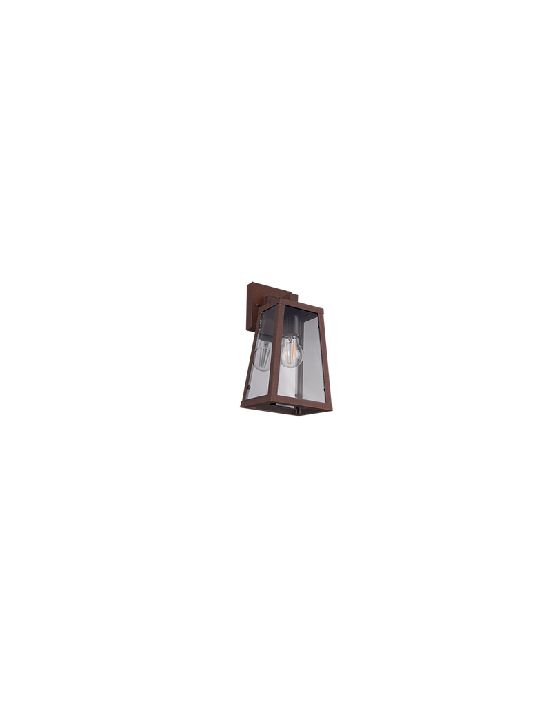 Applique Lanterna IP44 Arkansas Ruggine H32 cm Trio Lighting