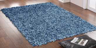 Tappeto jeans a strisce 160x230 ha-2175cm. 160 x 230