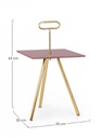 Tavolino Inesh Orchid Qu 35X35  