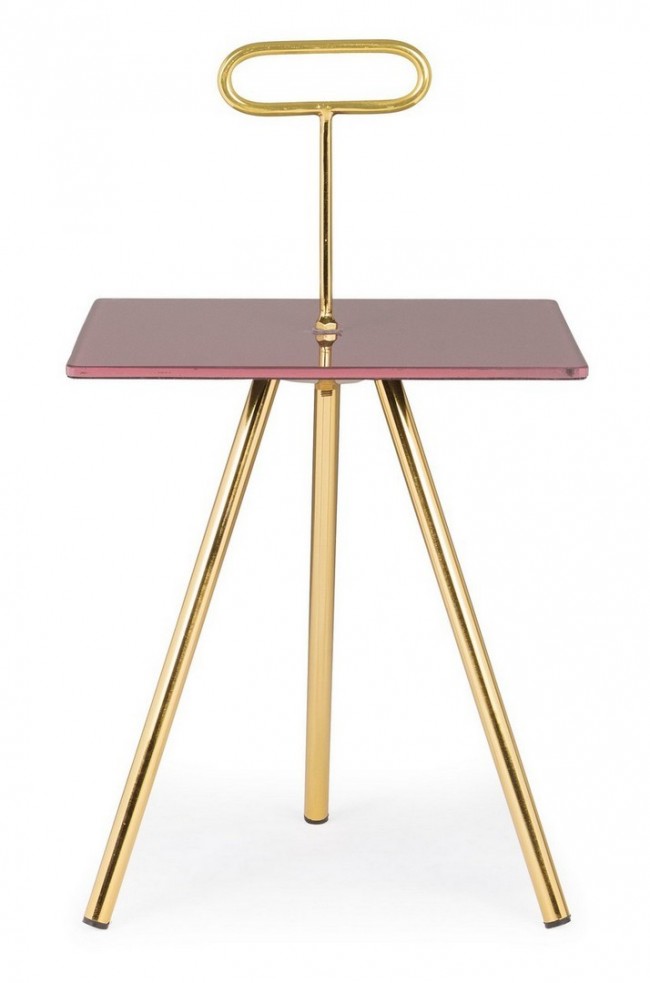 Tavolino Inesh Orchid Qu 35X35  