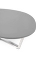 Tavolino in mdf grigio chiaro 140x80x32h cm