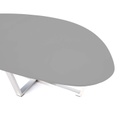 Tavolino in mdf grigio chiaro 140x80x32h cm