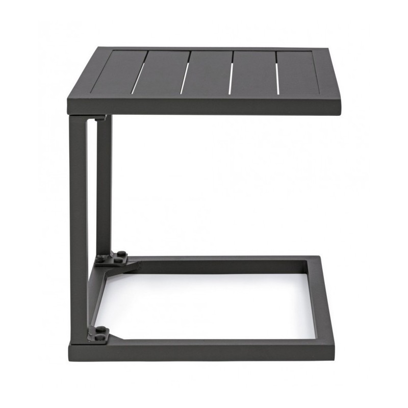 Tavolino da giardino Hilde 40x40 cm Antracite iperbriko