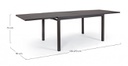 Tavolo All Pelagius 135-270X90 Antr Yk13