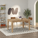 Tavolo allungabile Tolmen rovere oak 140x80 cm EFFEZ