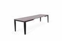 Tavolo allungabile antracite-nero 90 cm x 156- 316 cm H. 76 cm