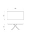 Tavolo Fisso 200 x 76 H cm - Spike  