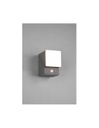 Applique Led Orientabile Avon Alluminio Antracite IP54 Sensore Movimento Trio Lighting
