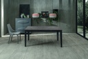 Tavolo allungabile antracite-nero 90 cm x 156- 316 cm H. 76 cm