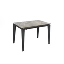 Tavolo allungabile con top in ceramica 120/170x80 cm