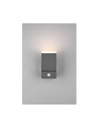 Applique Led Orientabile Avon Alluminio Antracite IP54 Sensore Movimento Trio Lighting