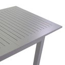 Tavolo in alluminio Sullivan allungabile antracite cm150-210x90xh73