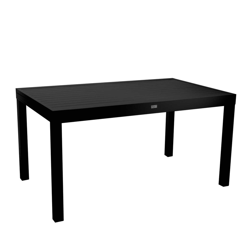 Tavolo in alluminio Sullivan allungabile antracite cm150-210x90xh73