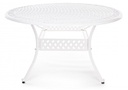 Tavolo arredo giardino alluminio ovale bianco Ivrea cm 148x201 iperbriko