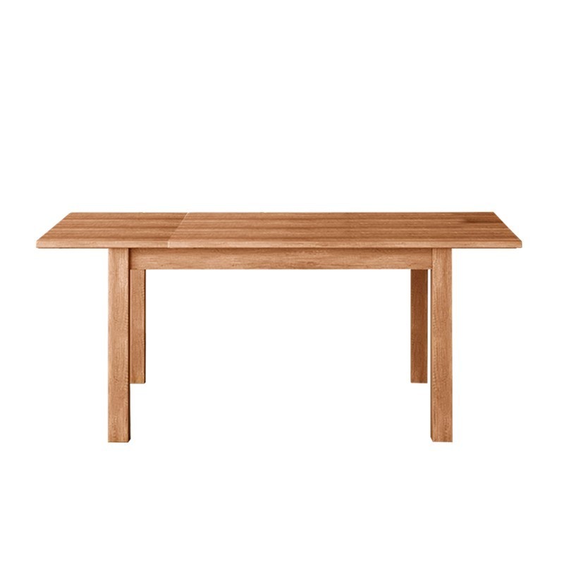Tavolo pranzo allungabile noce country in legno nobilitato cm 80x120-160