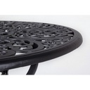 Tavolo per esterno in alluminio Antracite VICTORIA diametro 80 x h67 cm iperbriko