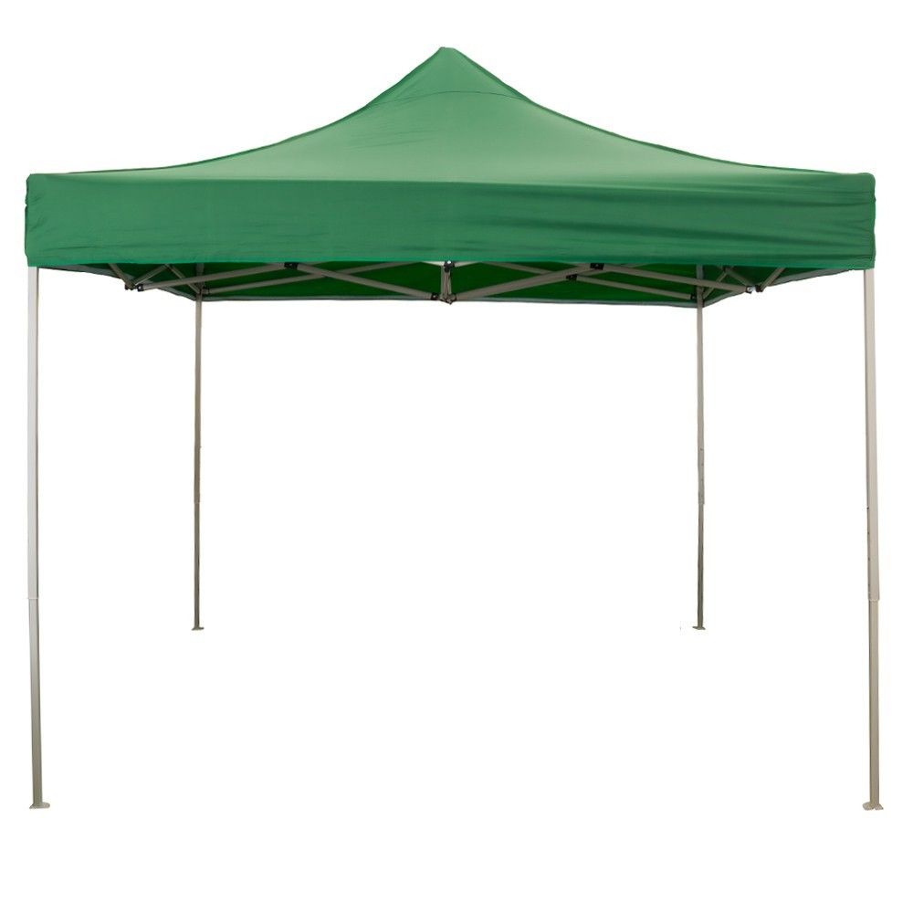 Telo laterale verde impermeabile con finestra per gazebo richiudibile 3x3mt