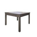 Tavolo raddoppiabile Firenze rovere grigio 90x90
