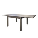 Tavolo raddoppiabile Firenze rovere grigio 90x90