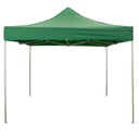 Telo laterale verde impermeabile con finestra per gazebo richiudibile 3x3mt