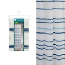 Tenda doccia strice acquarello blu, 180 x 200