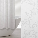 Tenda doccia Feridras dalle forme naturali a rami chiari, misura 180x200 per un'esperienza di bagno rilassante e raffinata