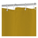 Tenda doccia in poliestere a nido d'ape Senape 180x0,1x h200 cm