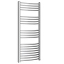 Termoarredo curvo cromato Kalura - H 1500 - Int. 450 - L 500