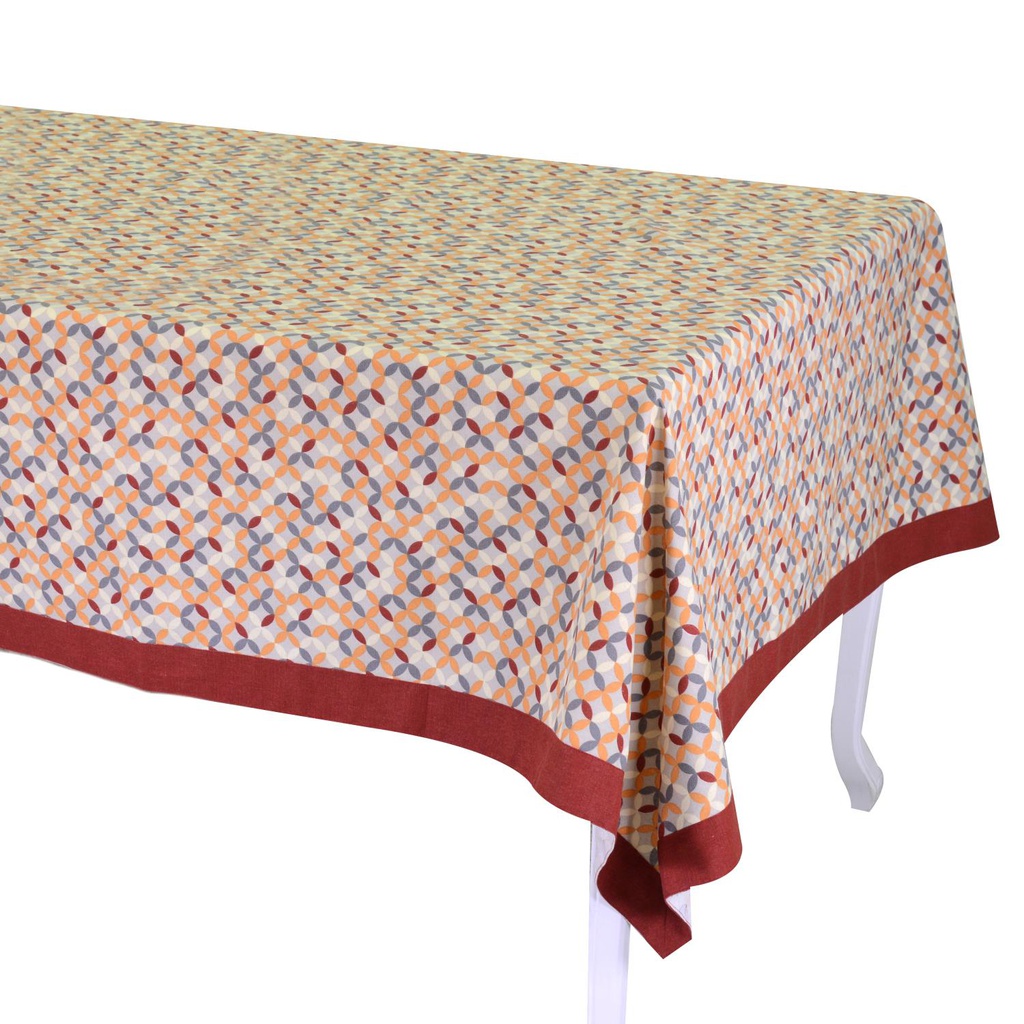 Tovaglia optical bordeaux bordo cm5 rettangolare cm140x180