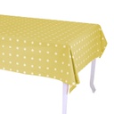 Tovaglia pop pois lime rettangolare cm140x180