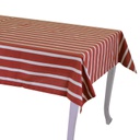 Tovaglia pop righe bordeaux cm140x180