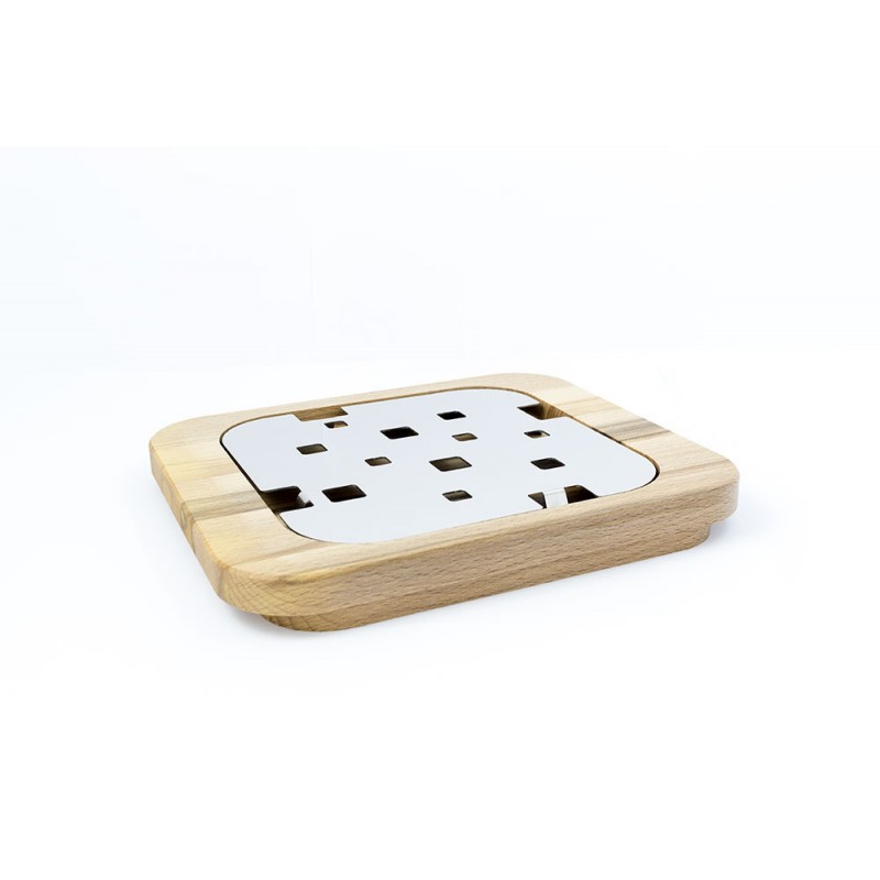 Vassoio portapane grigliato barbecue cm 22.6 x 19.6