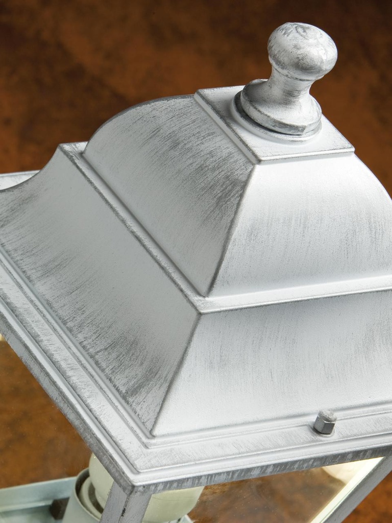 Applique Piccola In Basso  linea old  biancoargento
