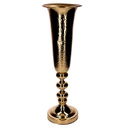 Vaso metallo oro cm16x16h55