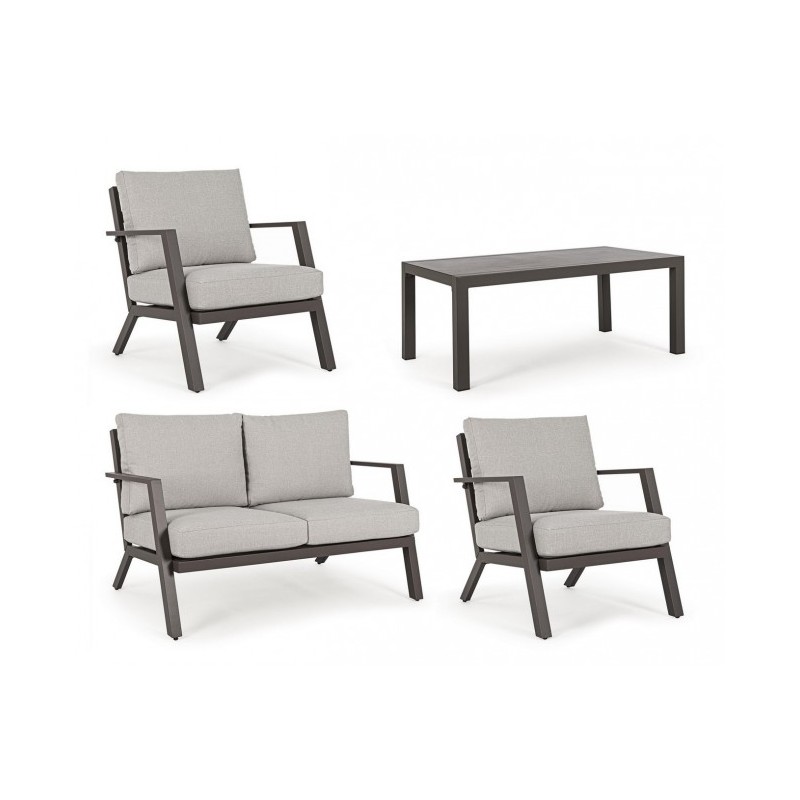 Set salotto Harley coffee 4 pezzi