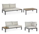 Set salotto giardino Elias antracite