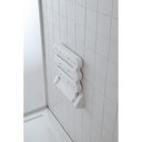 Sgabello Doccia in alluminio e ABS a Ribalta 30,7x23,5 cm