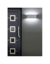 Applique Rettangolare Thames II Led Doppia Emissione IP54 Alluminio L17 cm Trio Lighting