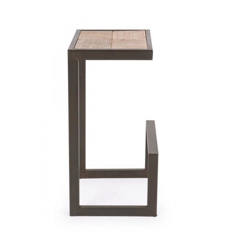 Sgabello industrial bar Blocks 70h cm