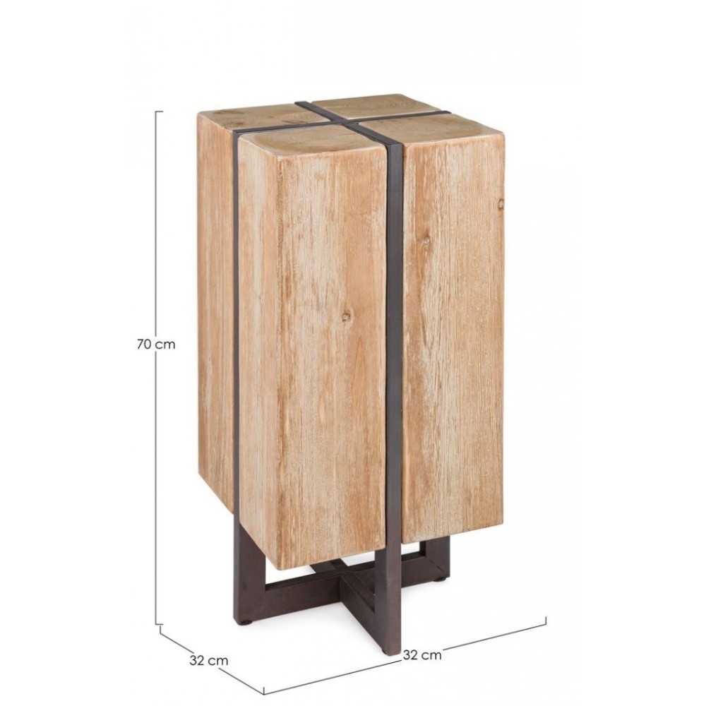 Sgabello industriale bar Garrett 70h cm