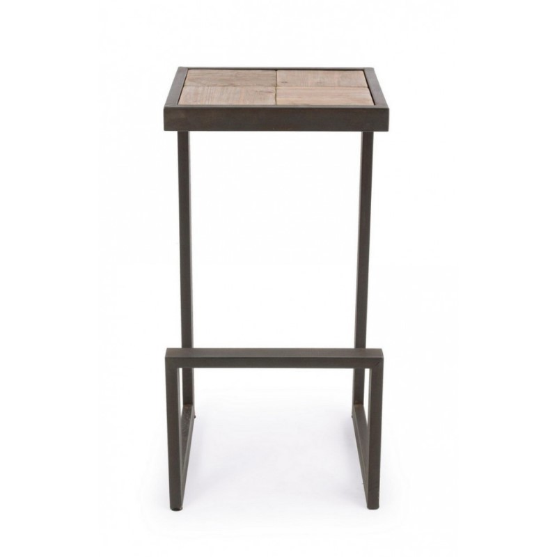 Sgabello industrial bar Blocks 70h cm