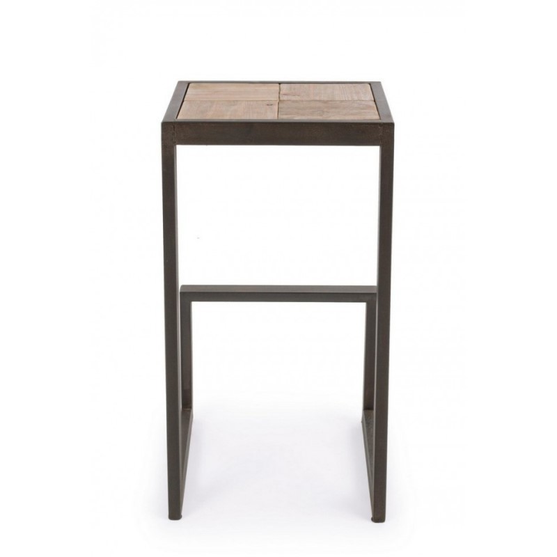 Sgabello industrial bar Blocks 70h cm