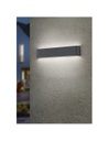 Applique Rettangolare Thames II Led Doppia Luce IP54 Antracite L46 cm Trio Lighting