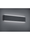 Applique Rettangolare Thames II Led Doppia Luce IP54 Antracite L46 cm Trio Lighting