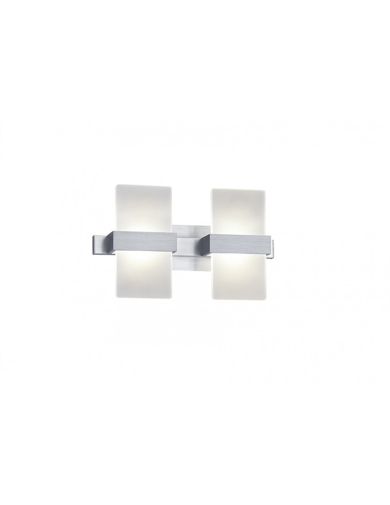 Applique Rettangoli Led Doppia Emissione Platon Alluminio Trio Lighting
