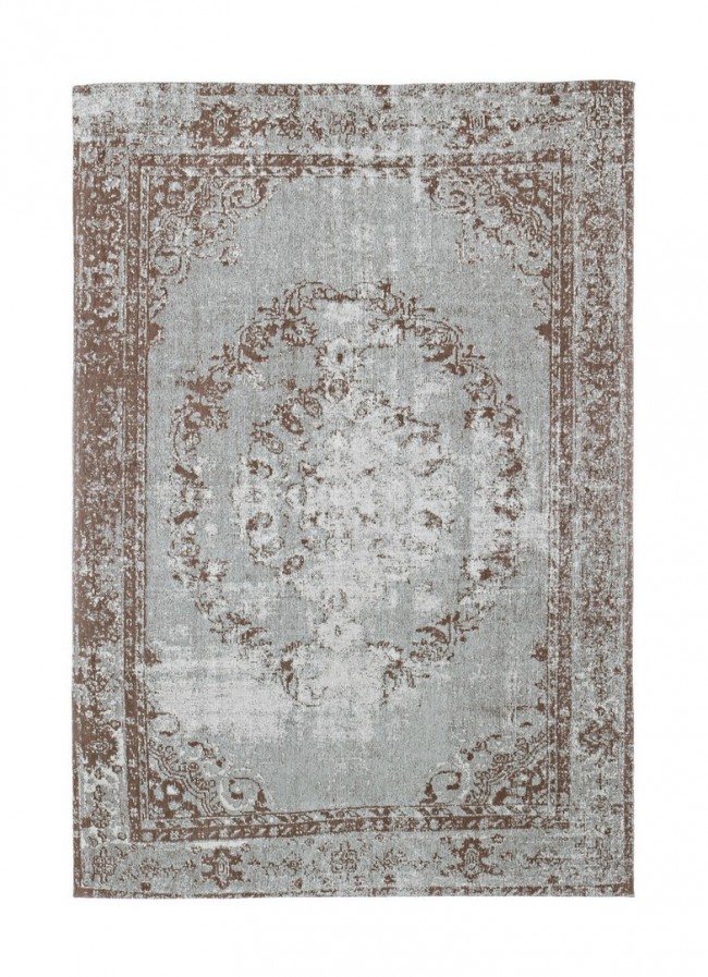 Tappeto cotone azzurro Siria cm 140 x 200