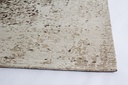 Tappeto grigio in fibre naturali stile fusion 160x230