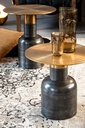 Tappeto grigio in fibre naturali stile fusion 160x230