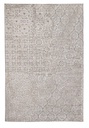 Tappeto grigio in fibre naturali stile fusion 200x300
